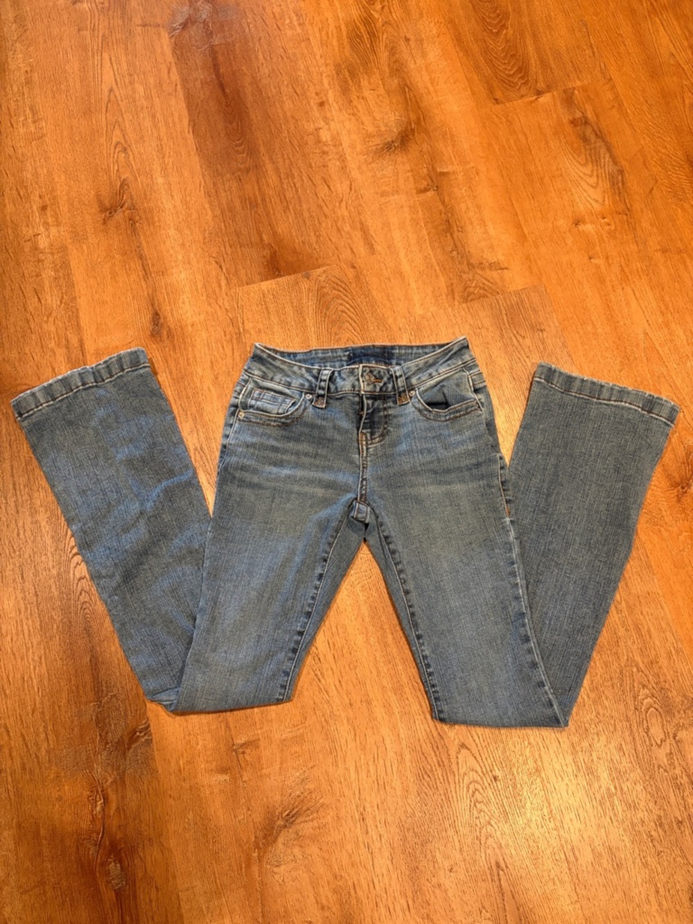 RSQ Women's Light Blue Flare Jeans